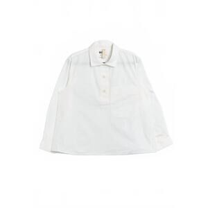 NEW MARGARET HOWELL women's big pocket swing shirt in off white